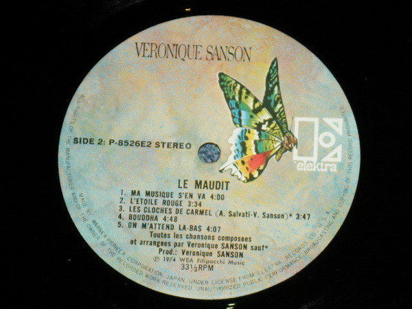Véronique Sanson - Le Maudit (Vinyl, LP, Album) Very Good (VG) / Very Good (VG)