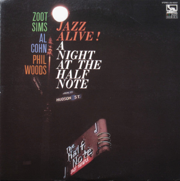 Zoot Sims - Jazz Alive! A Night At The Half Note (Vinyl, LP, Album, Reissue, Stereo) Very Good Plus (VG+) / Very Good Plus (VG+)