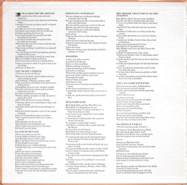 James Taylor (2) - Mud Slide Slim And The Blue Horizon (Vinyl, LP, Album, Reissue) Very Good Plus (VG+) / Very Good Plus (VG+)