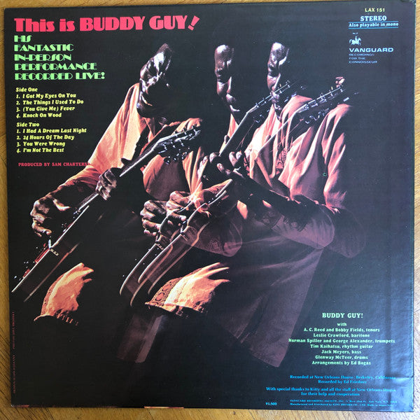 Buddy Guy - This Is Buddy Guy! (Vinyl, LP, Album, Reissue, Stereo) Very Good (VG) / Very Good (VG)