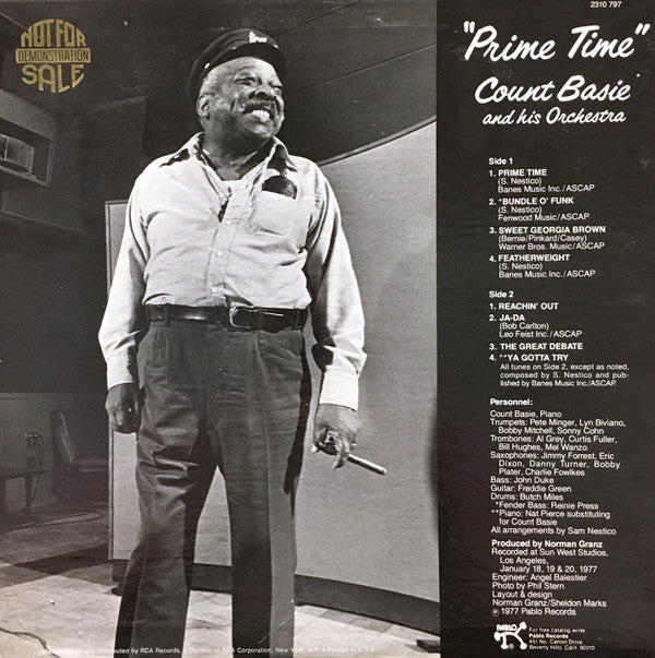 Count Basie Orchestra - Prime Time (Vinyl, LP, Album, Stereo) Very Good (VG) / Good Plus (G+)