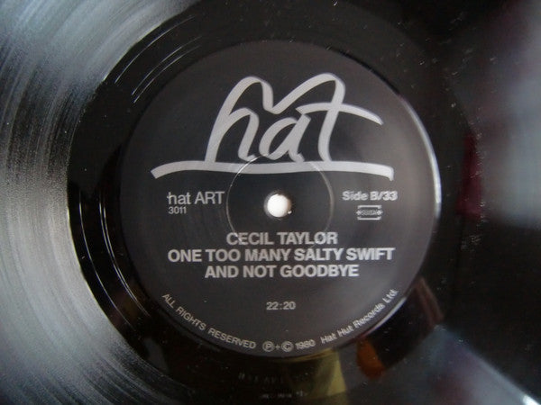 Cecil Taylor - One Too Many Salty Swift And Not Goodbye (3xVinyl, Box Set, LP, Album, Reissue) Near Mint (NM or M-) / Good Plus (G+)