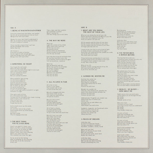 Barbra Streisand - The Way We Were (Vinyl, LP, Album, Reissue)