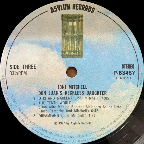 Joni Mitchell - Don Juan's Reckless Daughter (2xVinyl, LP, Album, Stereo) Very Good Plus (VG+) / Very Good (VG)
