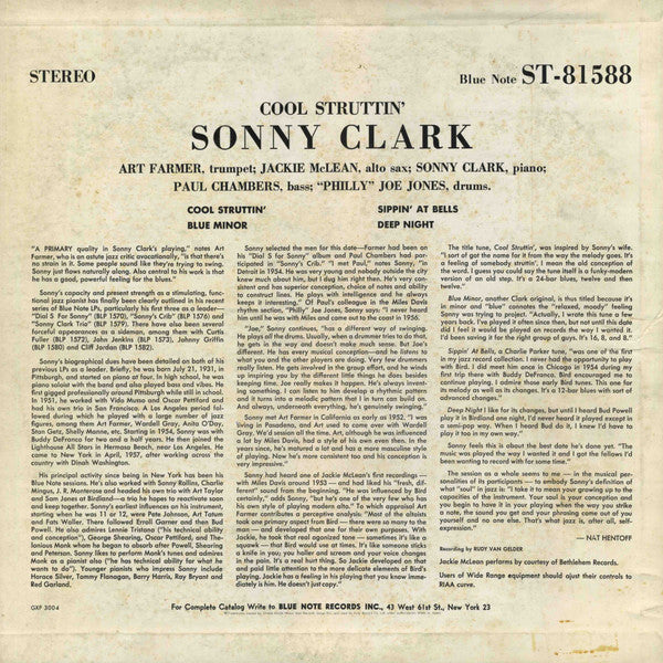 Sonny Clark - Cool Struttin' (Vinyl, LP, Album, Limited Edition, Re...