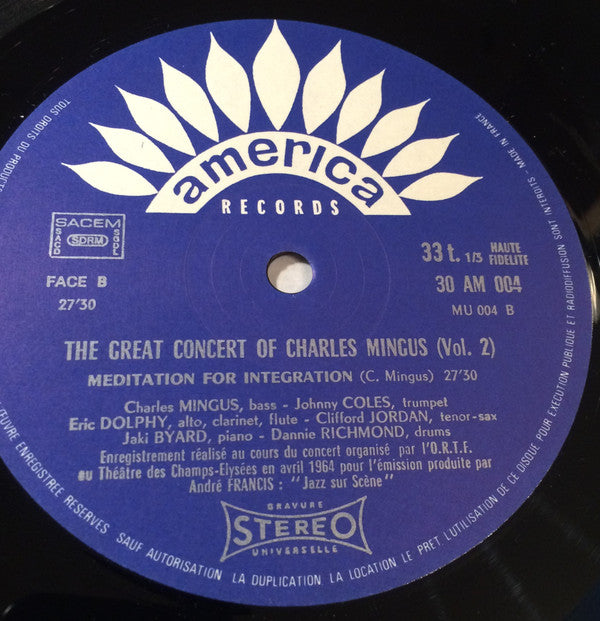 Charles Mingus - Memorial Charles Mingus - The Great Concert Paris 1964 (3xVinyl, Box Set, LP, Album, Reissue, Stereo) Very Good Plus (VG+) / Very Good (VG)