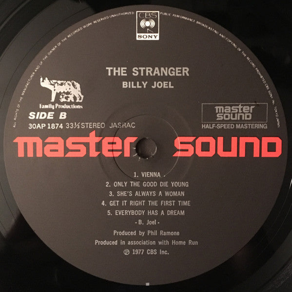 Billy Joel - The Stranger (Vinyl, LP, Album, Reissue)