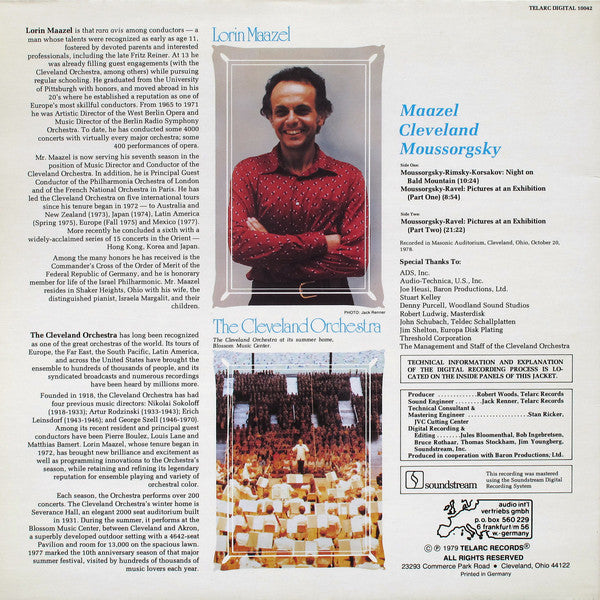 Lorin Maazel - Pictures At An Exhibition / Night On Bald Mountain (Vinyl, LP, Stereo) Very Good Plus (VG+) / Very Good Plus (VG+)