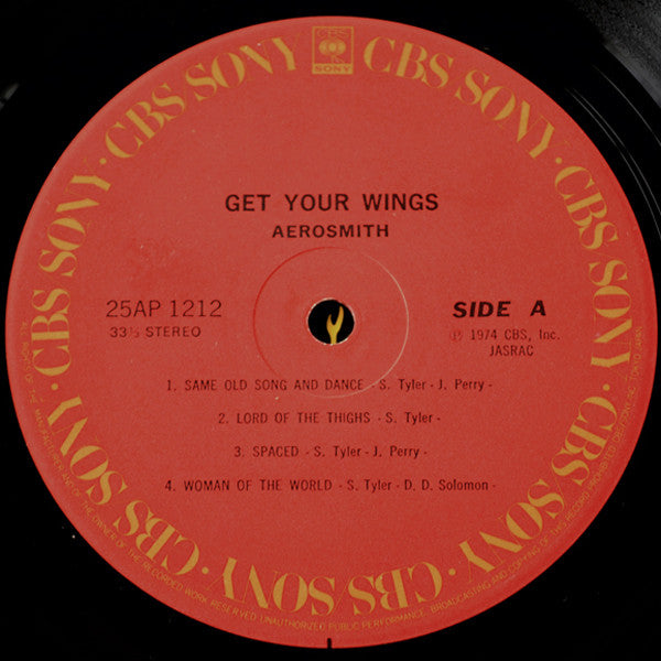 Aerosmith - Get Your Wings (Vinyl, Album, LP, Reissue) Near Mint (NM or M-) / Very Good Plus (VG+)