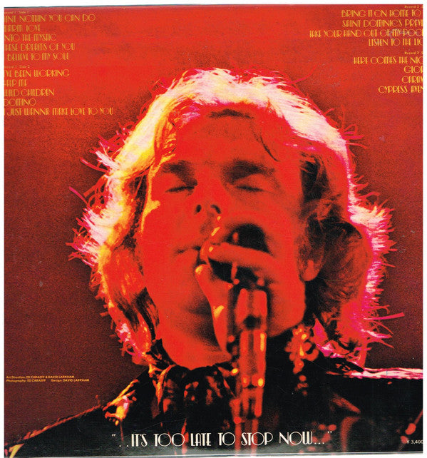 Van Morrison - It's Too Late To Stop Now (2xVinyl, LP, Album, Reissue) Very Good Plus (VG+) / Very Good Plus (VG+)