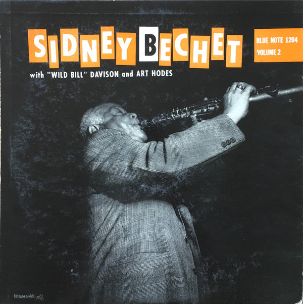 Sidney Bechet - Volume 2 (Vinyl, LP, Album, Mono) Very Good (VG) / Good Plus (G+)