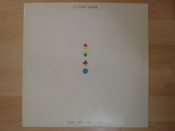 Elton John - Too Low For Zero (Vinyl, LP, Album)