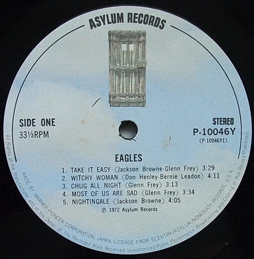 Eagles - Eagles (Vinyl, LP, Album, Reissue) Very Good Plus (VG+) / Very Good (VG)