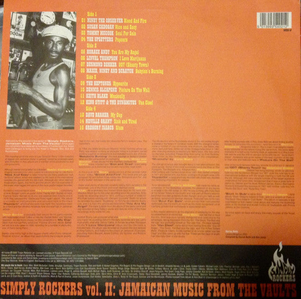 Various - Simply Rockers Vol II: Jamaican Music From The Vaults (2xVinyl, LP, Album, Compilation) Very Good (VG) / Good Plus (G+)