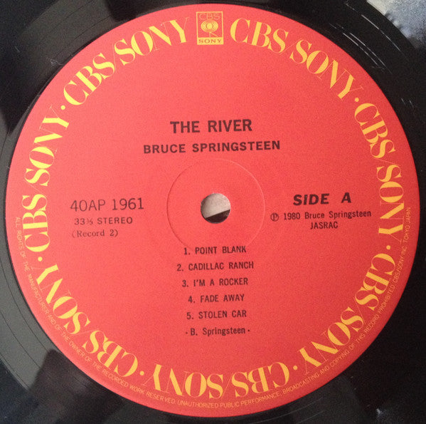 Bruce Springsteen - The River (Vinyl, LP, Album, Repress)