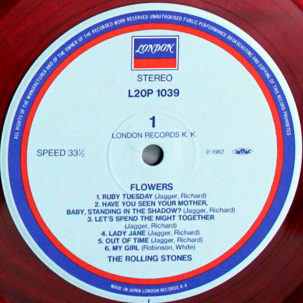 The Rolling Stones - Flowers (Vinyl, LP, Compilation, Reissue, Stereo) Very Good Plus (VG+) / Very Good Plus (VG+)