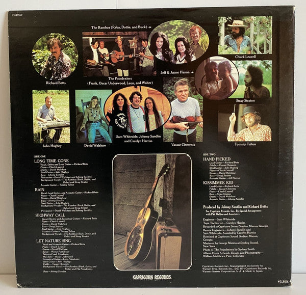 Dickey Betts - Highway Call (Vinyl, LP, Album, Stereo) Good Plus (G+) / Good (G)