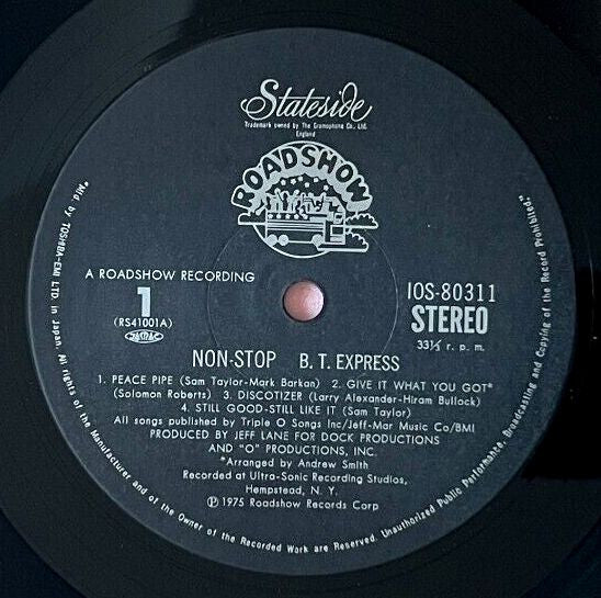 B.T. Express - Non-Stop (Vinyl, LP, Album)