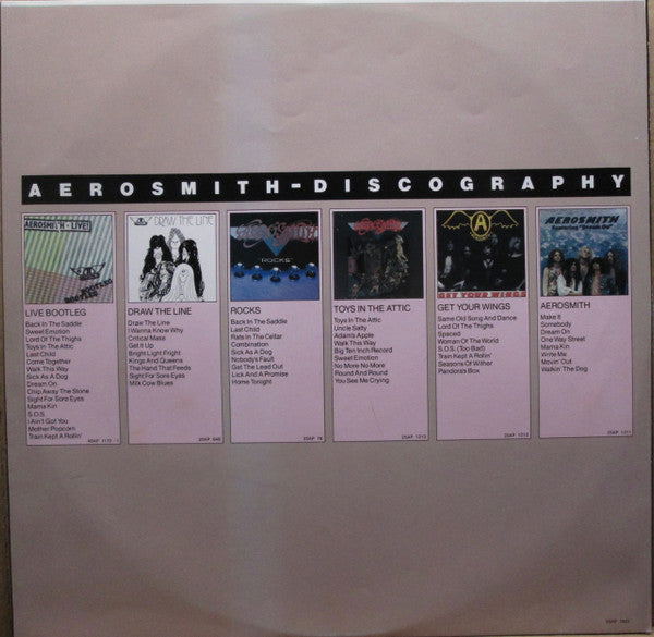 Aerosmith - Night In The Ruts (Vinyl, LP, Album) Very Good (VG) / Very Good (VG)