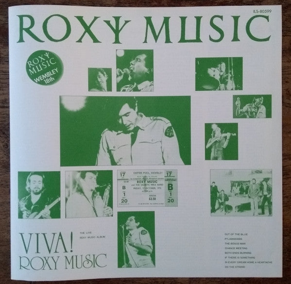 Roxy Music - Viva! Roxy Music - The Live Roxy Music Album (Vinyl, LP, Album, Promo) Very Good Plus (VG+) / Very Good (VG)