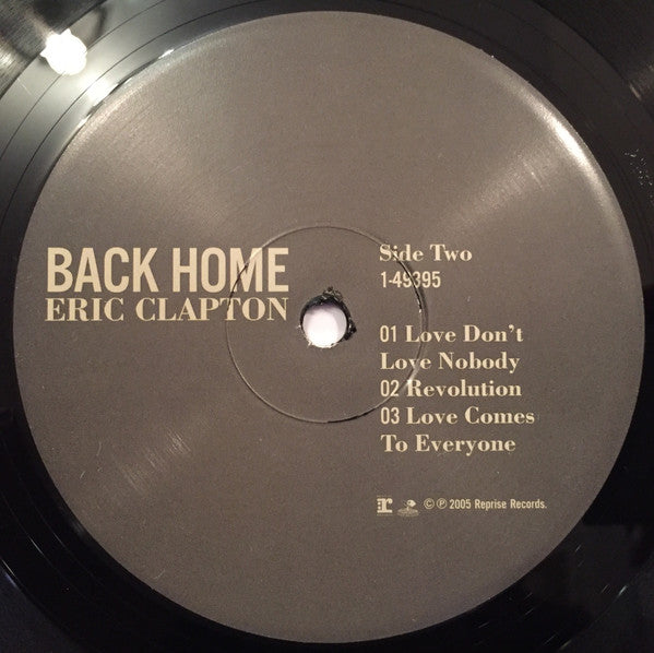 Eric Clapton - Back Home (2xVinyl, LP, Album) Very Good Plus (VG+) / Very Good Plus (VG+)