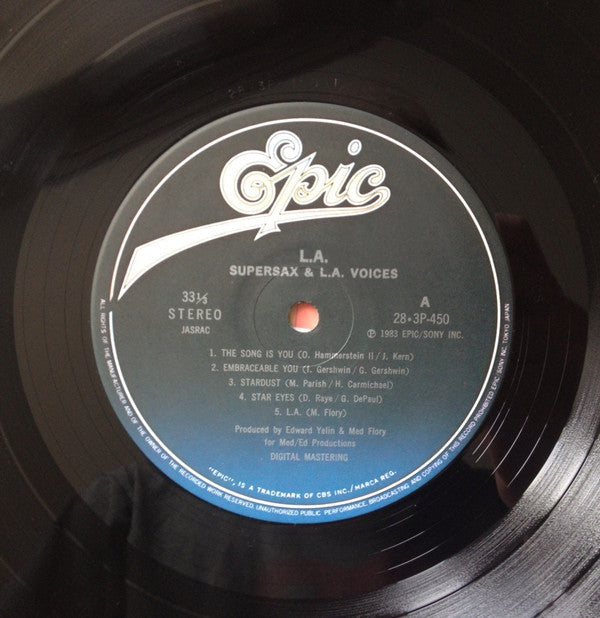 Supersax - LA (Vinyl, LP, Album, Reissue, Stereo) Very Good Plus (VG+) / Very Good Plus (VG+)