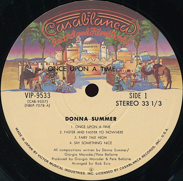 Donna Summer - Once Upon A Time... (Vinyl, LP, Album)