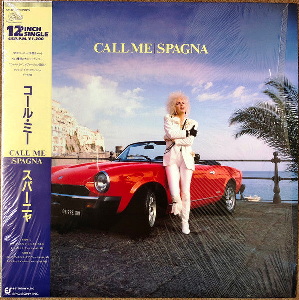 Ivana Spagna - Call Me (Vinyl, 12", 45 RPM, Maxi-Single, Stereo) Very Good Plus (VG+) / Very Good Plus (VG+)