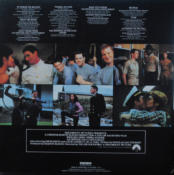 Various - An Officer And A Gentleman (Vinyl, LP, Album) Very Good Plus (VG+) / Very Good Plus (VG+)