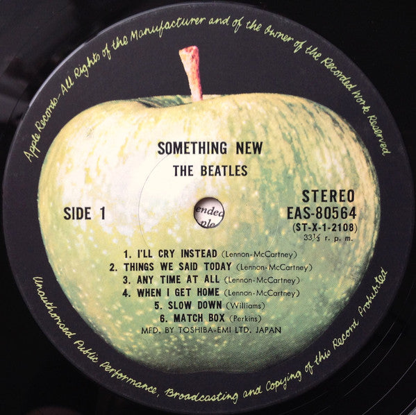 The Beatles - Something New = サムシング・ニュー (LP, Album, Reissue, Stereo) - Near Mint (NM or M-) / Good Plus (G+)