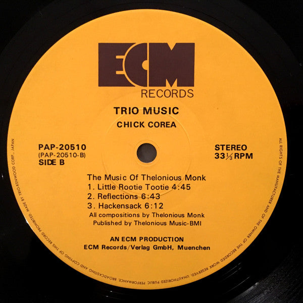 Chick Corea - Trio Music (Vinyl, LP, Album)