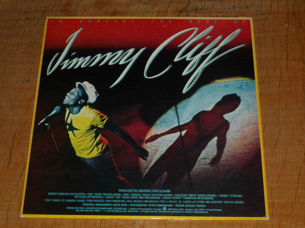 Jimmy Cliff - In Concert The Best Of (Vinyl, LP, Album)