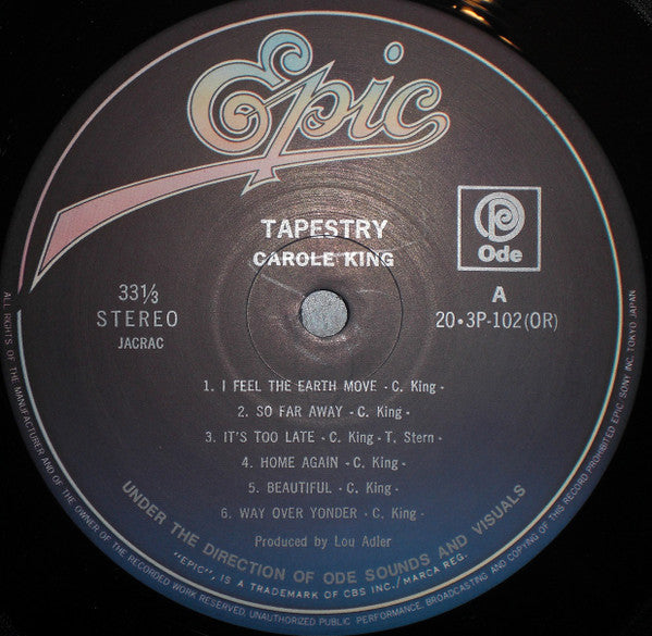Carole King - Tapestry (Vinyl, LP, Album, Reissue)