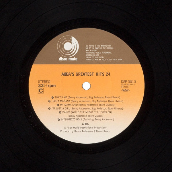 ABBA - ABBA's Greatest Hits 24 (Vinyl, LP, Compilation, Repress)