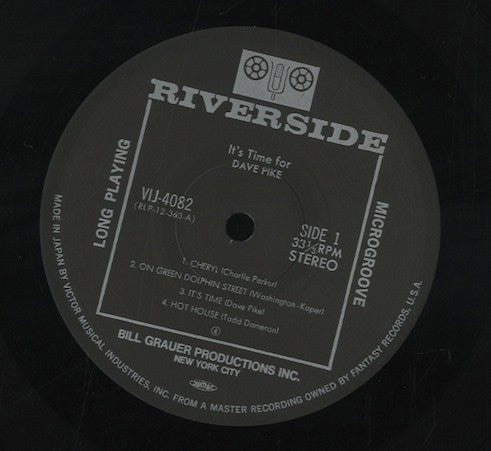 Dave Pike - It's Time For Dave Pike (Vinyl, LP, Album, Reissue, Stereo) Very Good Plus (VG+) / Very Good Plus (VG+)
