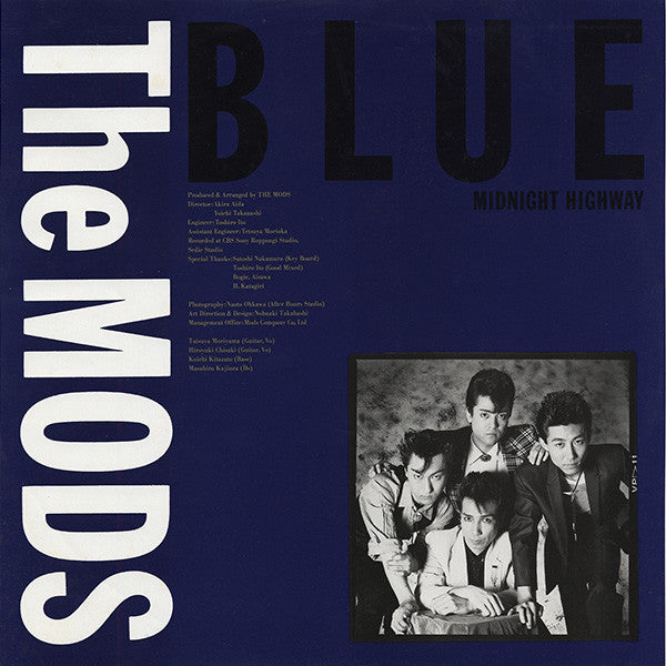 The Mods - Blue (Midnight Highway) (Vinyl, LP, Album)