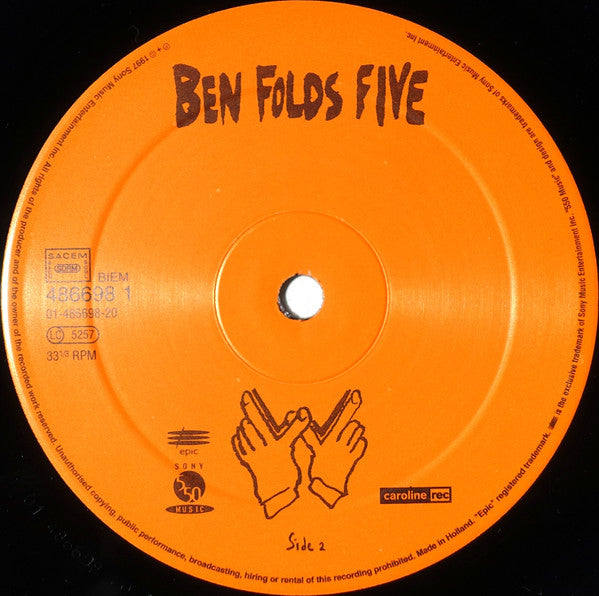 Ben Folds Five - Whatever And Ever Amen (Vinyl, LP, Album) Very Good Plus (VG+) / Very Good Plus (VG+)