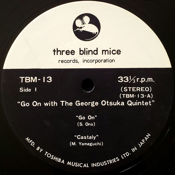George Otsuka Quintet - Go On (Vinyl, LP, Album) Near Mint (NM or M-) / Very Good (VG)
