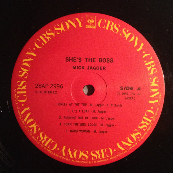 Mick Jagger - She's The Boss (Vinyl, LP, Album)