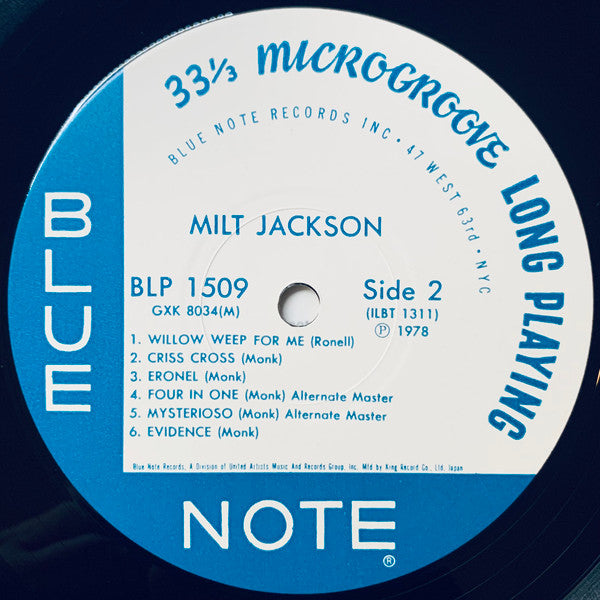 Milt Jackson - Milt Jackson With John Lewis, Percy Heath, Kenny Clarke, Lou Donaldson And The Thelonious Monk Quintet (Vinyl, LP, Compilation, Reissue, Remastered, Mono) Very Good Plus (VG+) / Very Good Plus (VG+)