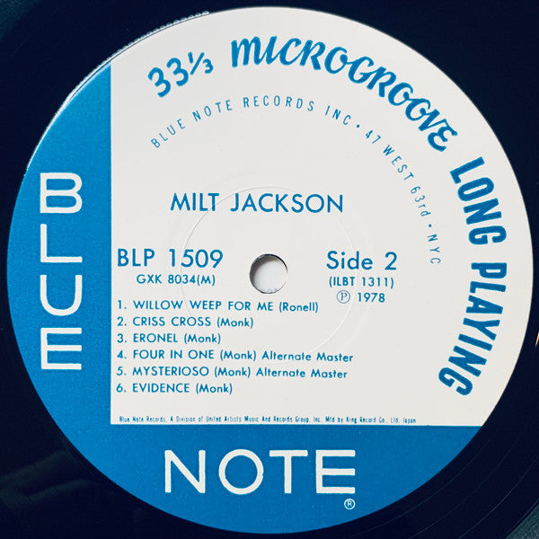 Milt Jackson - Milt Jackson With John Lewis, Percy Heath, Kenny Cla...