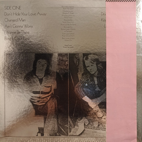 Andy Fraser Band - Andy Fraser Band (Vinyl, LP, Album, Stereo) Very Good (VG) / Good Plus (G+)