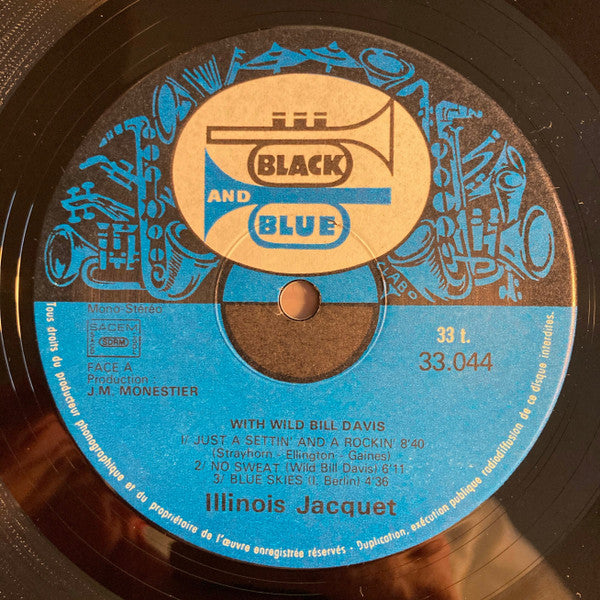 Illinois Jacquet - Illinois Jacquet With Wild Bill Davis (Vinyl, LP, Album) Near Mint (NM or M-) / Very Good (VG)