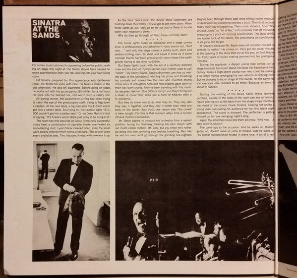 Frank Sinatra - Sinatra At The Sands (2xVinyl, LP, Album, Stereo) Very Good (VG) / Very Good (VG)