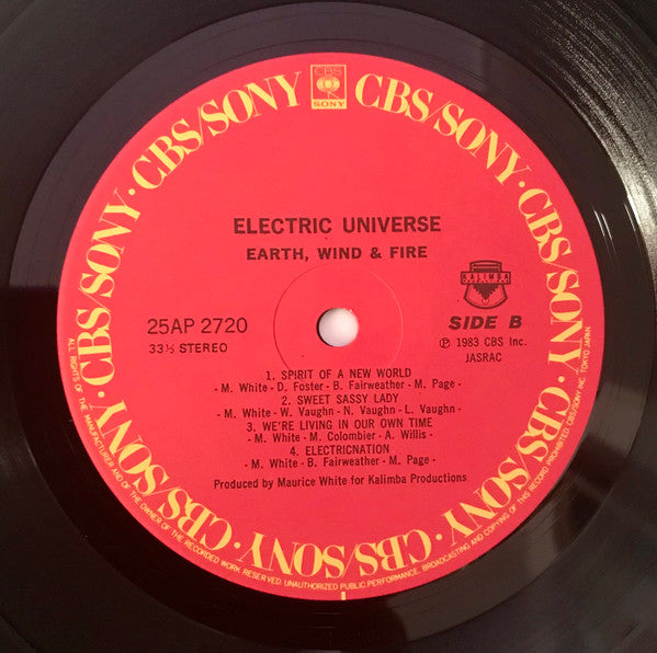 Earth, Wind & Fire - Electric Universe (Vinyl, LP, Album)