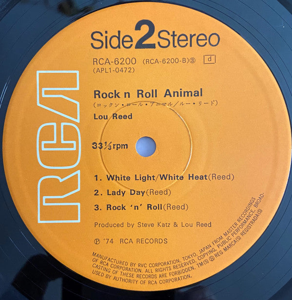 Lou Reed - Rock N Roll Animal (Vinyl, LP, Album)