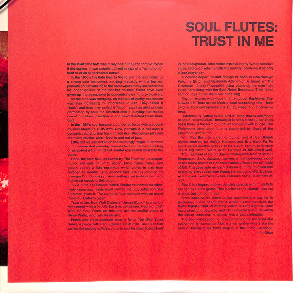 Soul Flutes - Trust In Me (Vinyl, LP, Album, Limited Edition, Reissue)
