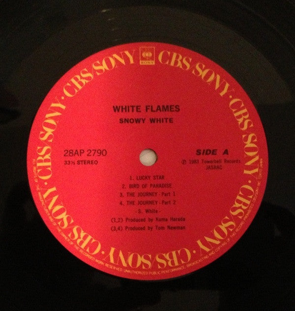 Snowy White - White Flames (Vinyl, LP, Album) Near Mint (NM or M-) / Very Good Plus (VG+)