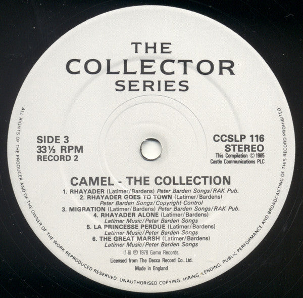 Camel - The Collection (2xVinyl, LP, Compilation) Very Good Plus (VG+) / Very Good Plus (VG+)