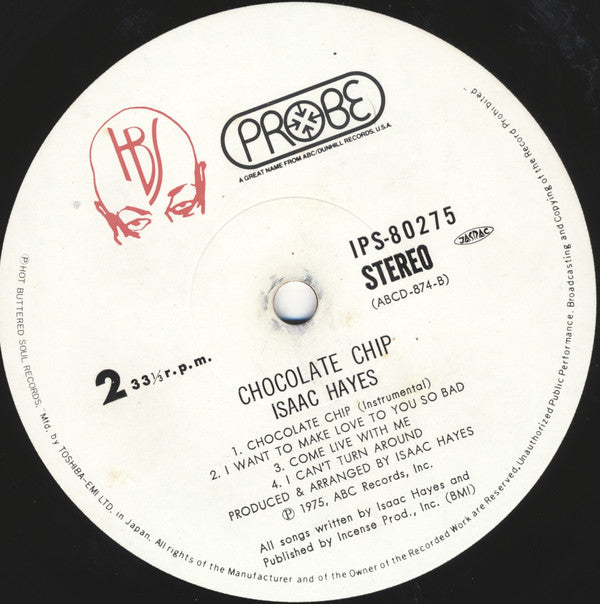 Isaac Hayes - Chocolate Chip (Vinyl, LP, Album) Very Good (VG) / Very Good (VG)